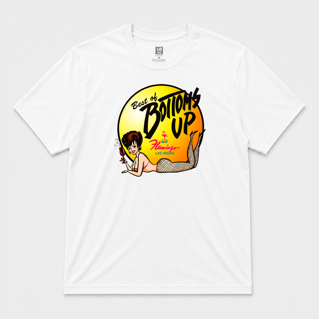 Best of Bottoms Up Flamingo Las Vegas  Graphic T shirt
