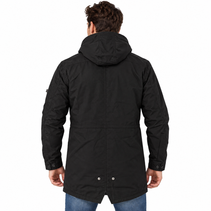 Alpha Industries Black Hooded Parka