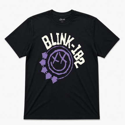 Blink-182 Purple Smile Logo T-Shirt