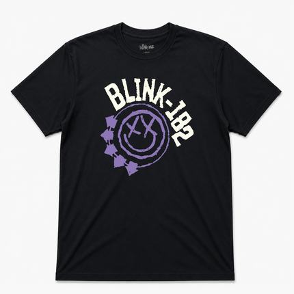 Blink-182 Purple Smile Logo T-Shirt
