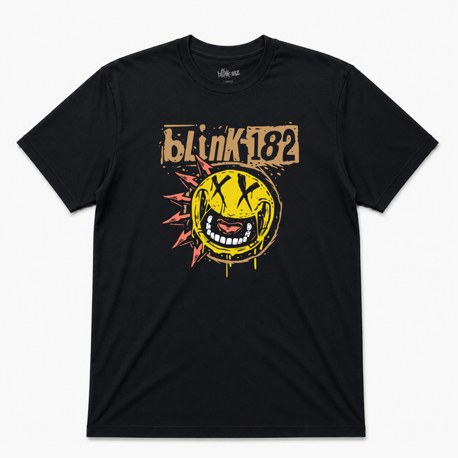 Blink 182 Similing Face Graphic T Shirt