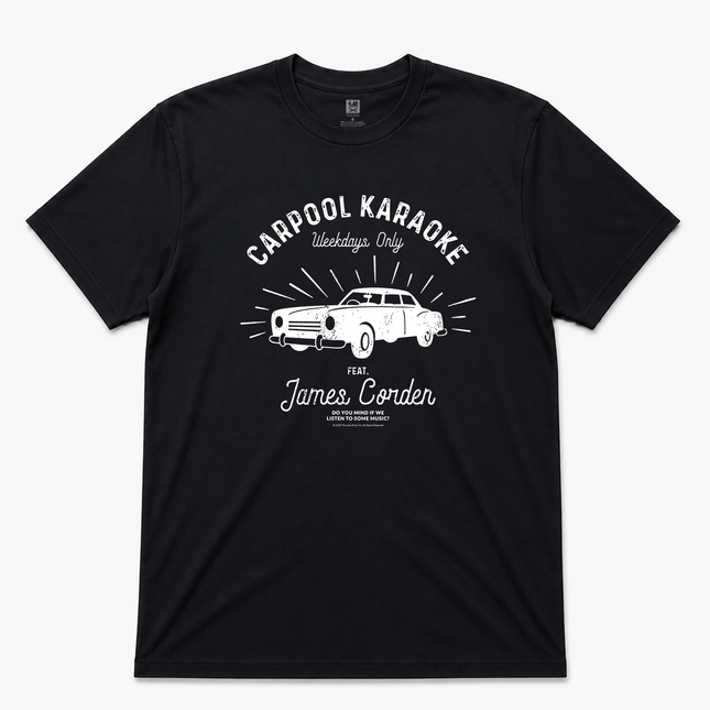 Carpool Karaoke James Corden Late Show T Shirt