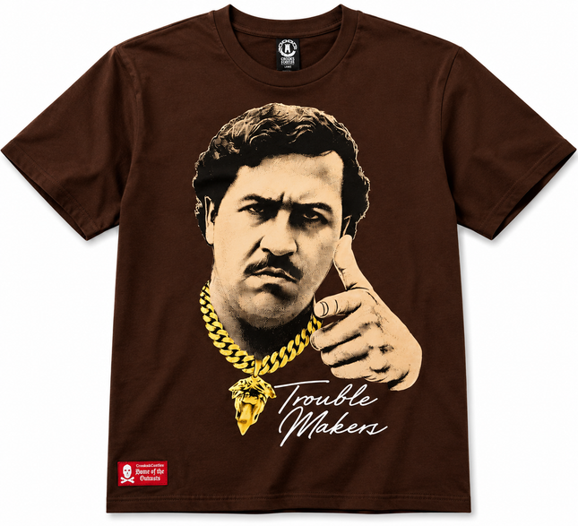 Rare Crooks & Castle Pablo Trouble Maker T shirt