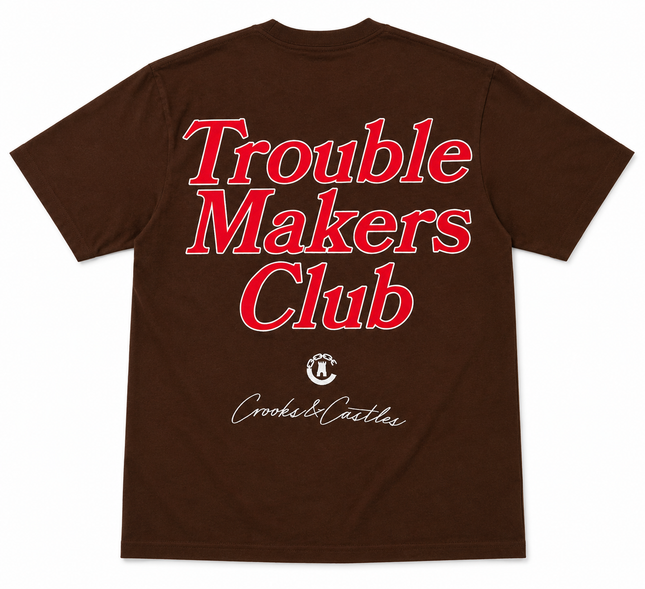 Rare Crooks & Castle Pablo Trouble Maker T shirt