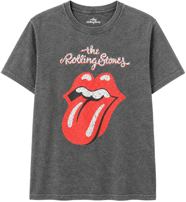 Rolling Stones Vintage Wash Logo T shirt