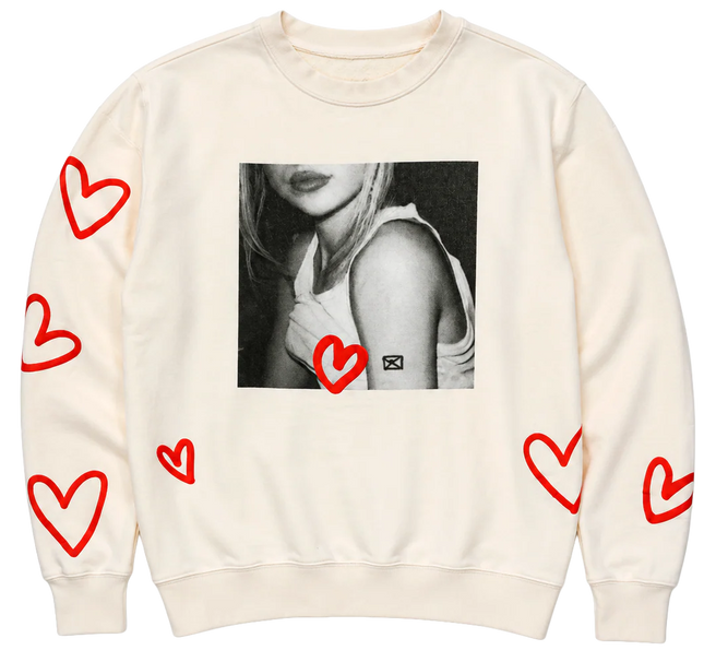 Sabrina Carpenter Emails Crew Pullover