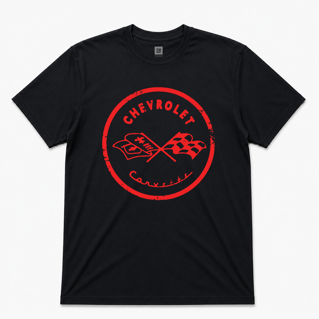 Chevrolet Corvett Retro Logo T Shirt