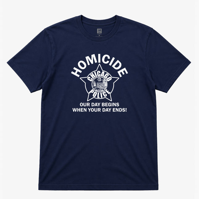 Chiacago Homicide Police Graphic T Shirt