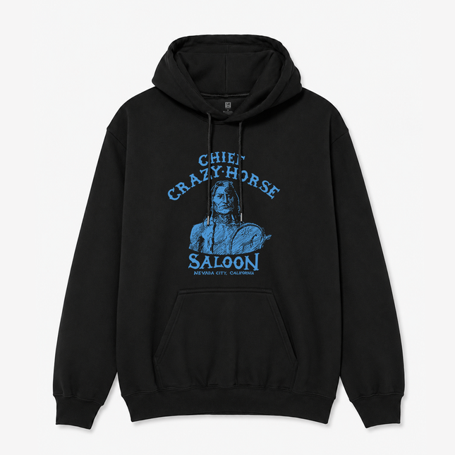 Chief Crazy Horse Saloon Navada City California Graphic Hoodie