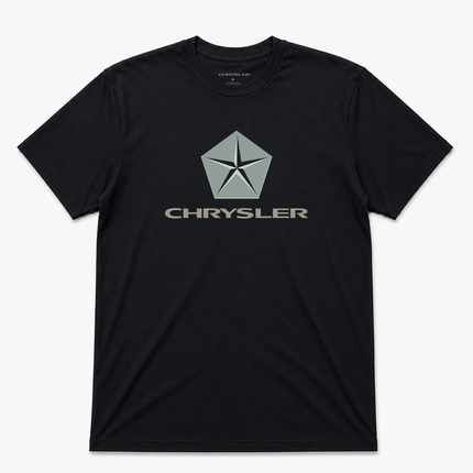 Chrysler Logo Old School Graphic T shirt