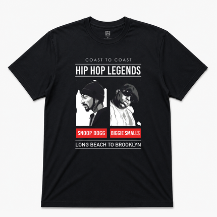 Coast To Coast Hi Hop Legends Graphic T shirt