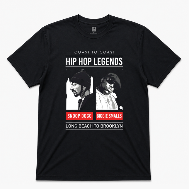 Coast To Coast Hi Hop Legends Graphic T shirt