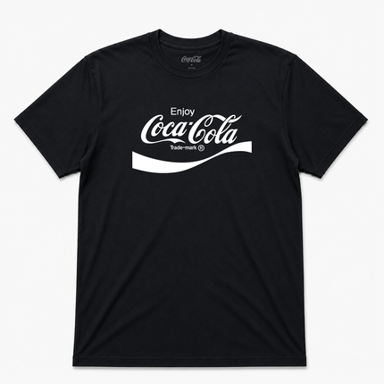 Coke Always Coca Cola Classic T Shirt Black