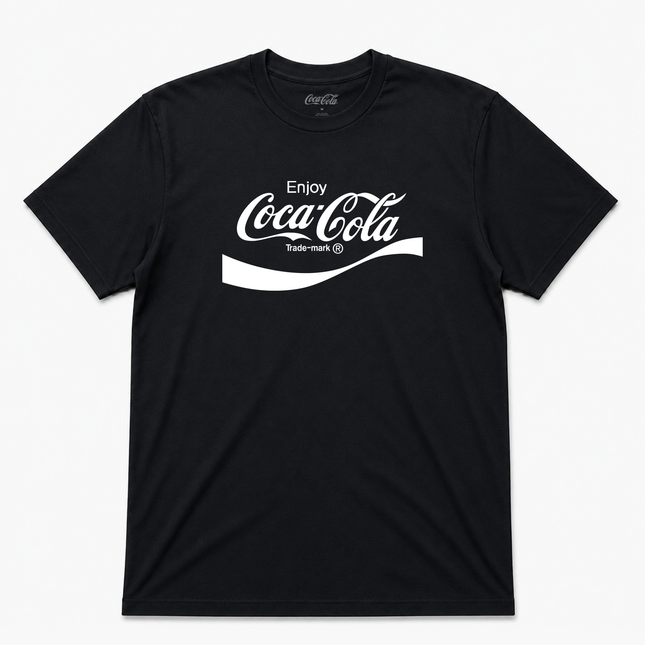 Coke Always Coca Cola Classic T Shirt Black