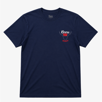 Coors Banquet Black Bull T Shirt Navy