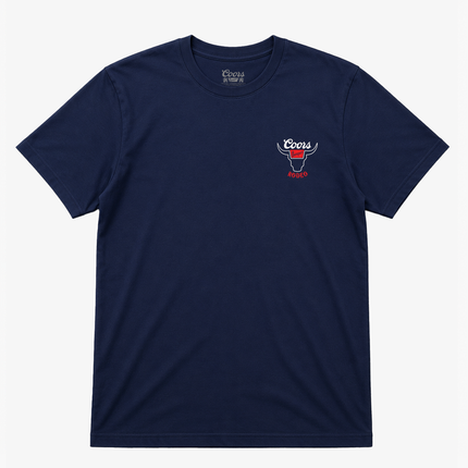 Coors Banquet Black Bull T Shirt Navy