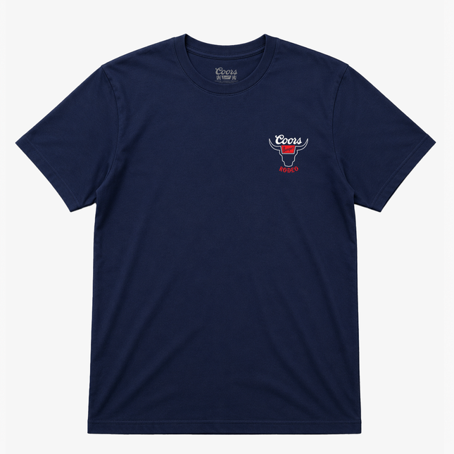 Coors Banquet Black Bull T Shirt Navy