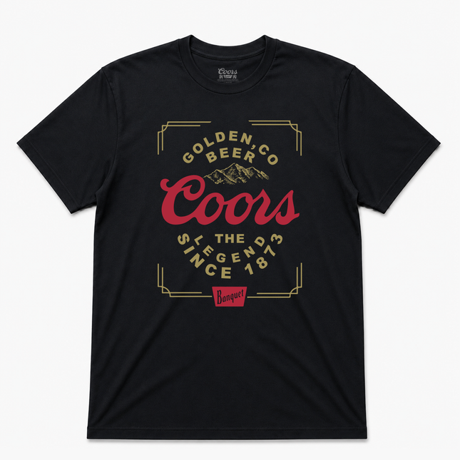 Coors Banquet Golden Co Beer The Legend Since 1873 Official T Shirt