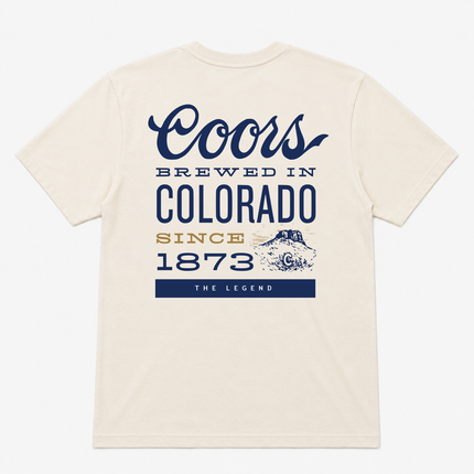 Coors Brewed Beer Colororado Established Unisex T Shirt