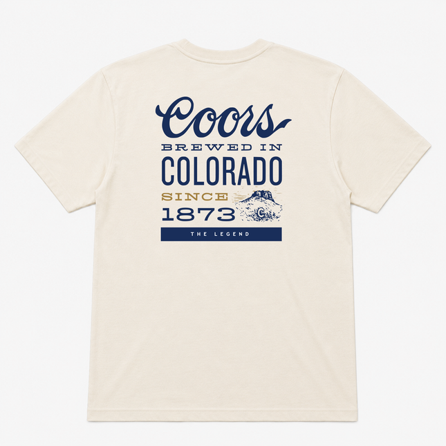 Coors Brewed Beer Colororado Established Unisex T Shirt