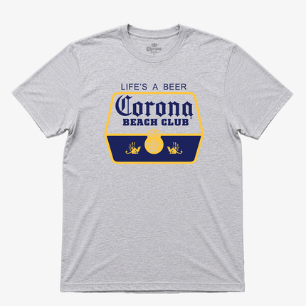 Corona Beach Club Lifes A Beer Unisex Adult Graphic T Shirt