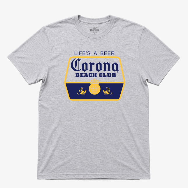 Corona Beach Club Lifes A Beer Unisex Adult Graphic T Shirt