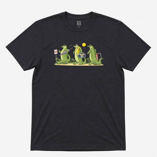 Crocodile Beach Graphic T shirt