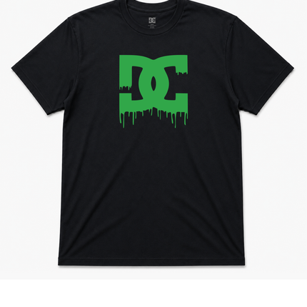 Dc Shoes Star Drip Logo Ss T Shirt Monster green Logo