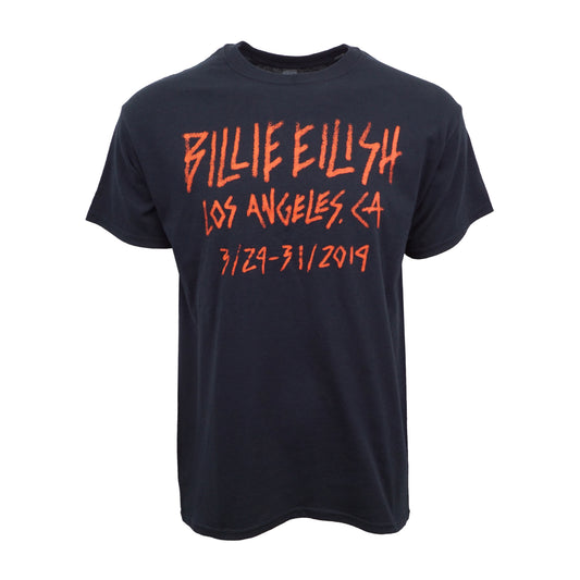 Billie Eilish Los Angeles Tour T shirt Unisex Adult
