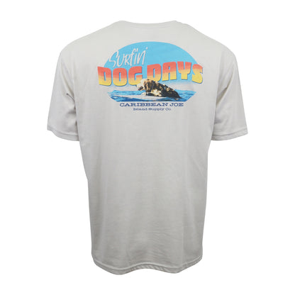 CARIBBEAN JOE Island Supply Co Surfin Dog Days T Shirt
