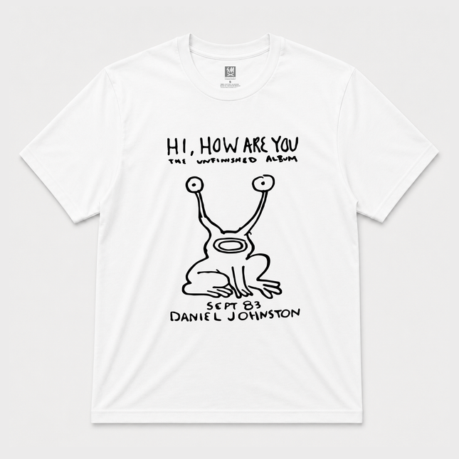 Daniel Johnston 'Hi, How Are You' Graphic White T Shirt
