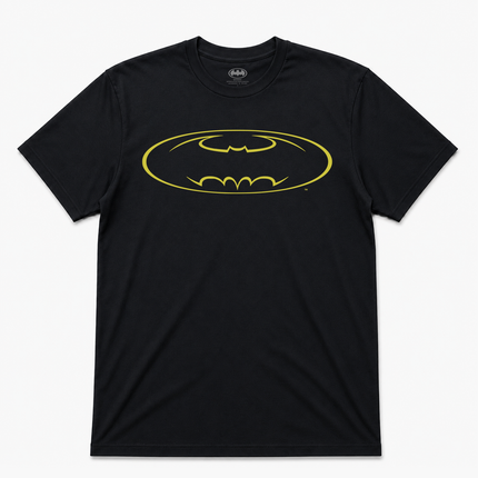 Dc Men's Batman Outline Logo  T Shirt