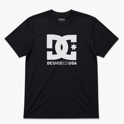 Dc Shoes Star Co USA Black Ss T Shirt