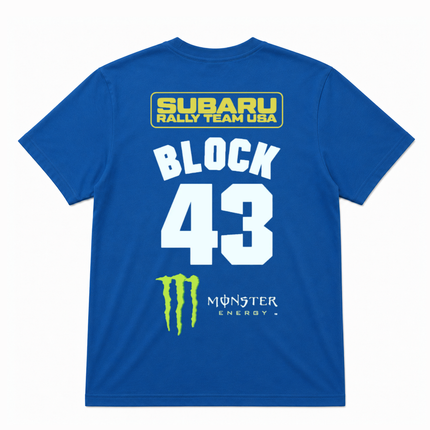 Dc Shoes Ken Block 43 Rally Team Usa Monster T Shirt Royal