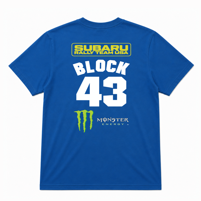 Dc Shoes Ken Block 43 Rally Team Usa Monster T Shirt Royal
