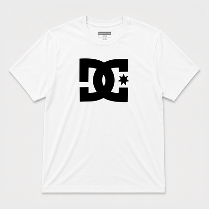 Dc Shoes Star Logo White Ss T Shirt