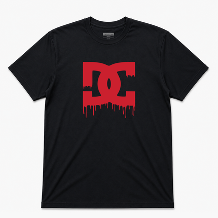 Dc Shoes Star Drip Logo Ss T Shirt