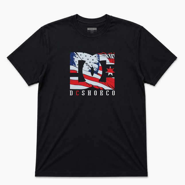 Dc Shoes Star Flag Logo T Shirt
