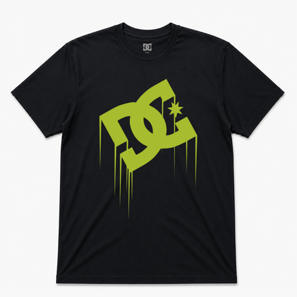 Dc Shoes Star Side Drip Logo Ss T Shirt