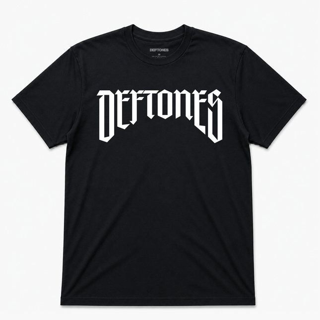 Deftones Arch Caligraphy T Shirt Black