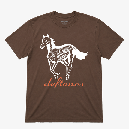 Deftones Brown Graphic T shirt