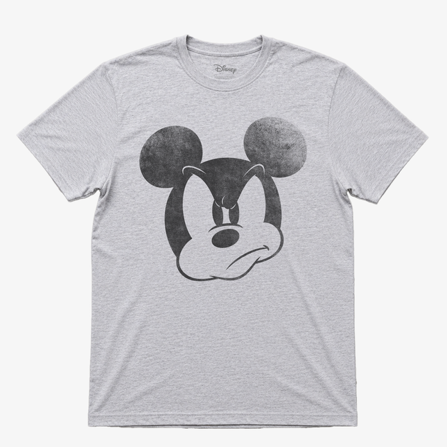 Disney Mad Mickey Gray Short Sleeves T Shirt