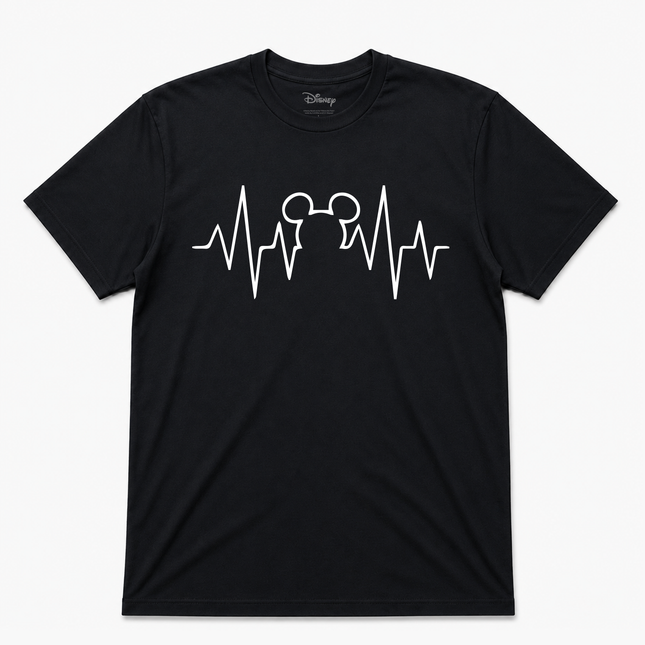 Disney Mickey Heart Line T Shirt