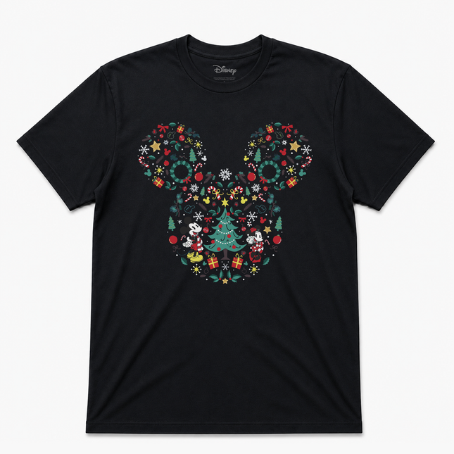 Disney Mickey Mouse Christmas Mens T Shirt