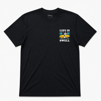 Disney Mickey Mouse Life Is Swell Short Sleeves T Shirt