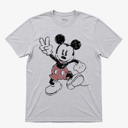 Disney Mickey Peace Out Short Sleeves T Shirt