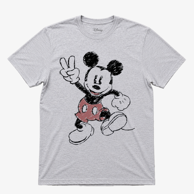 Disney Mickey Peace Out Short Sleeves T Shirt
