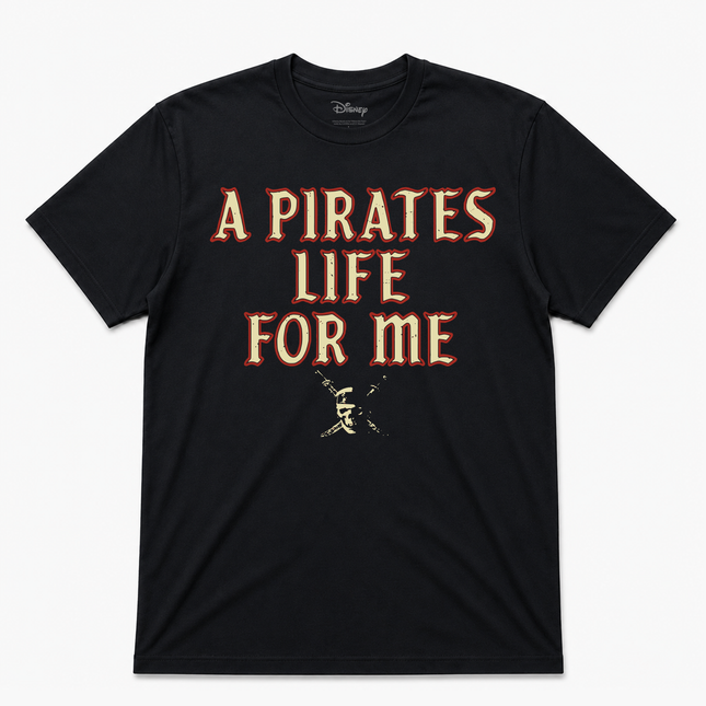 Disney Pirates Of The Caribbean A Pairates Life For Me Short Sleeves T Shirt