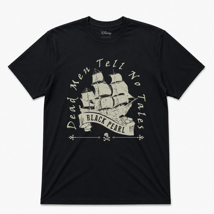 Disney Pirates Of The Caribbean Dead Men Tell No Tales Black Pearl Tee
