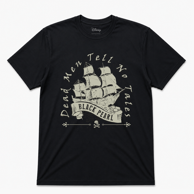 Disney Pirates Of The Caribbean Dead Men Tell No Tales Black Pearl Tee